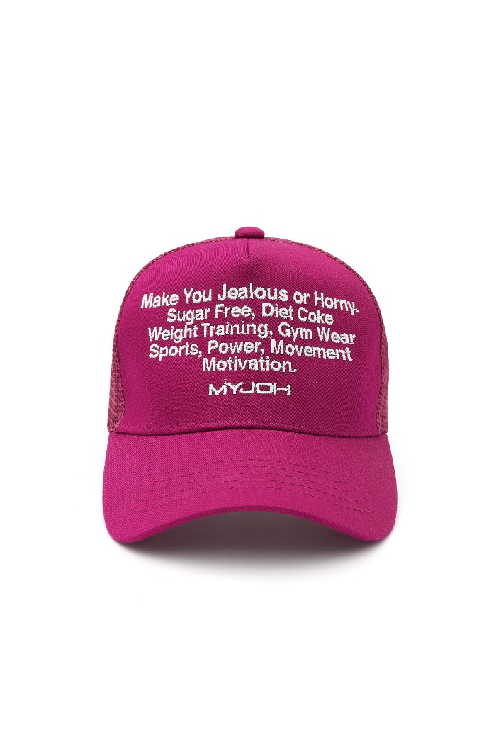 MYJOH VACATION MESH CAP / PINK